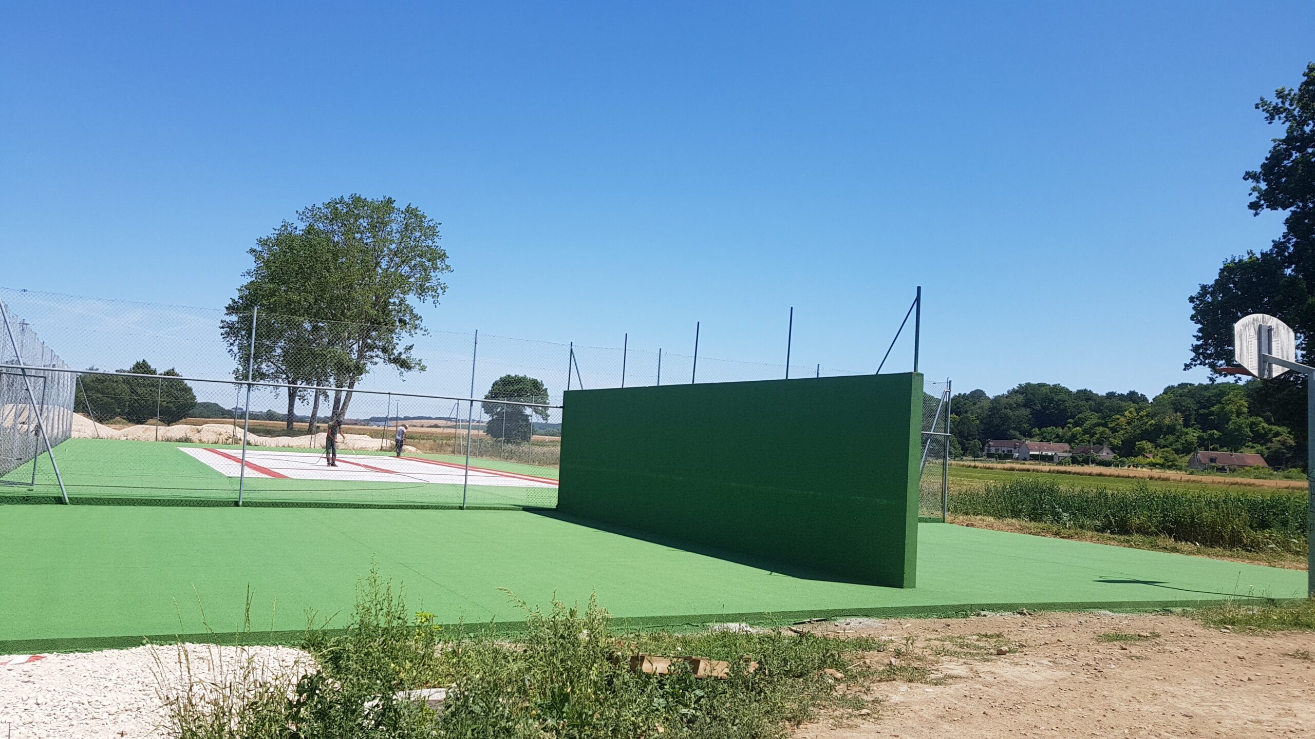 constructeur de court de tennis 