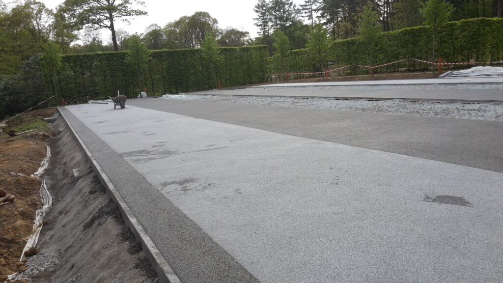 Construction de court de tennis