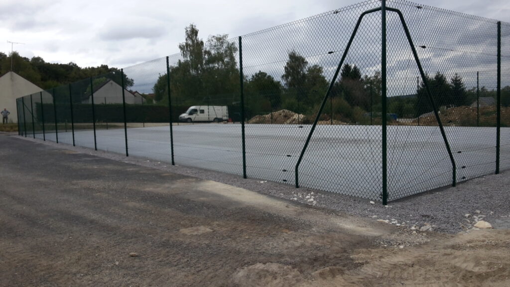 Clôture  court de tennis