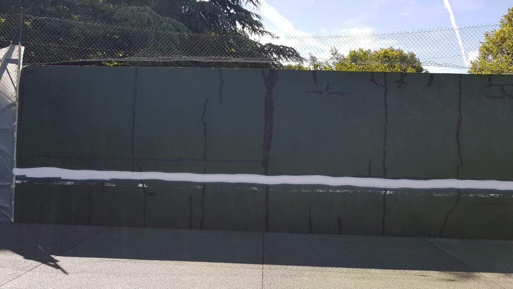 réparation de court de tennis