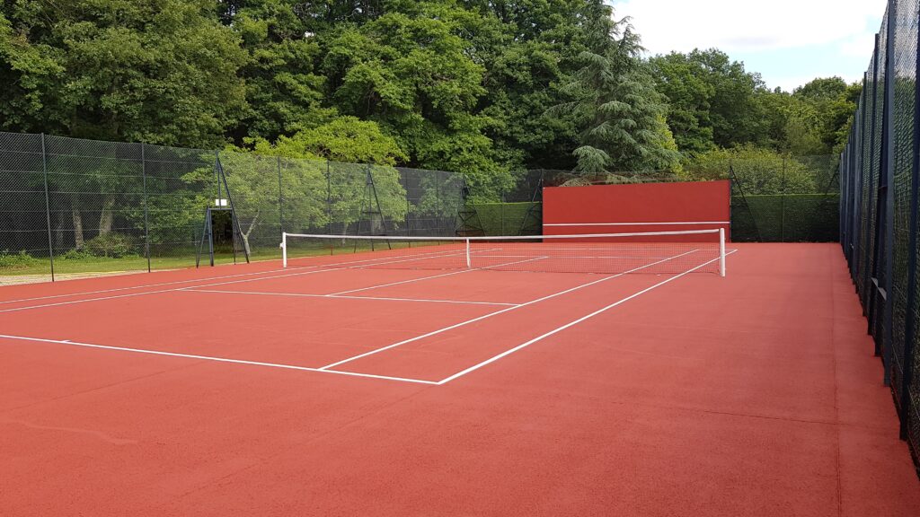 peinture terrain de tennis 