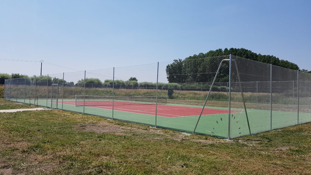 Construction de terrain de tennis