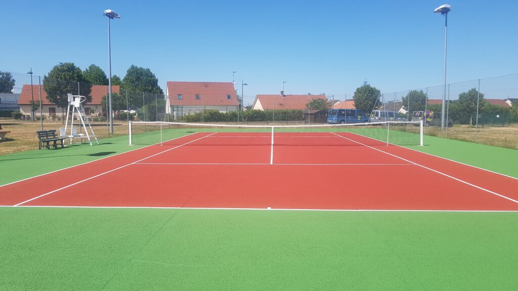  peinture de court de tennis