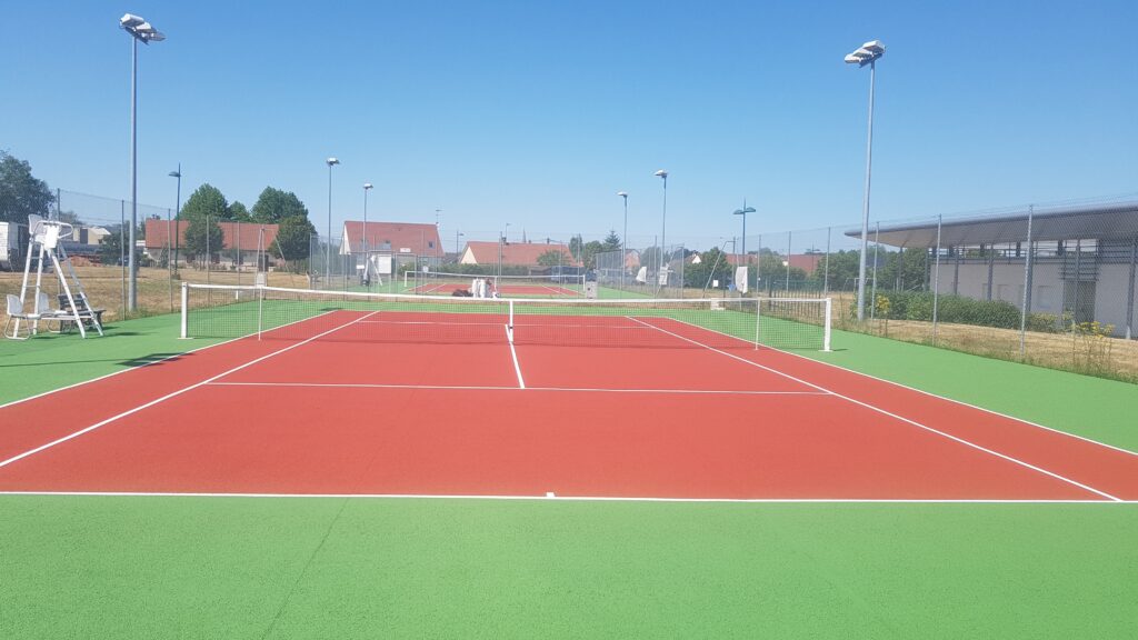  peinture de court de tennis