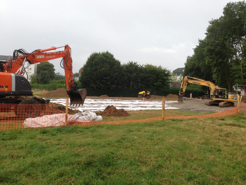 Création de terrain de tennis