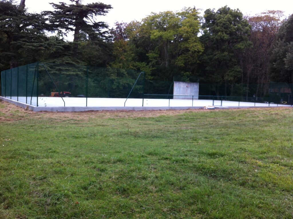 Création de terrain de tennis