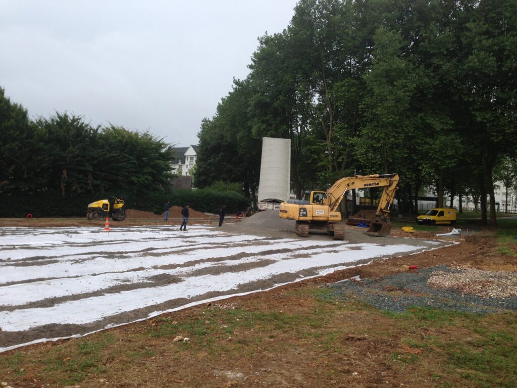 Création de terrain de tennis